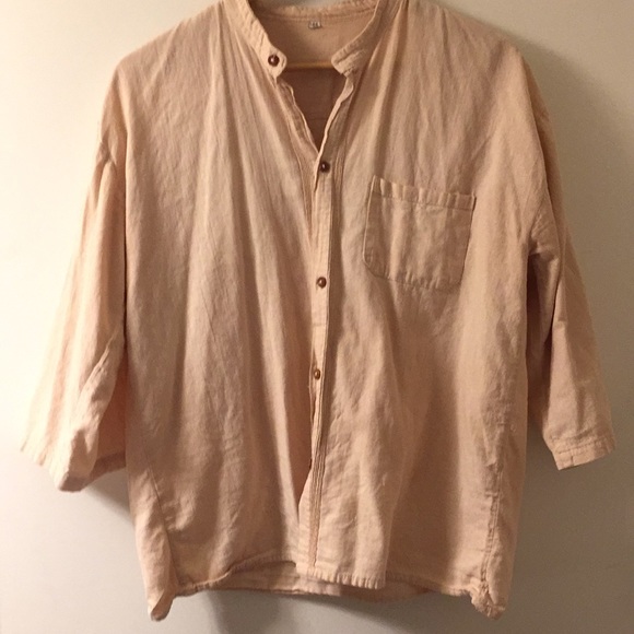 Botanically dyed button down shirt - Picture 5 of 5